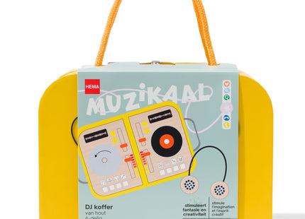 DJ suitcase wood 6-piece