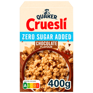 Quaker Cruesli Zero Sugar Added Chocolade