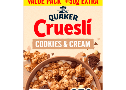 Quaker Cruesli Cookies & Cream GVP