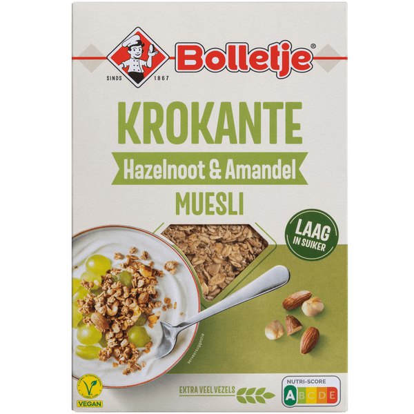 Bolletje Crunchy Muesli Hazelnuts Almonds