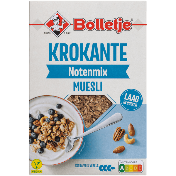Bolletje Krokante Muesli Notenmix