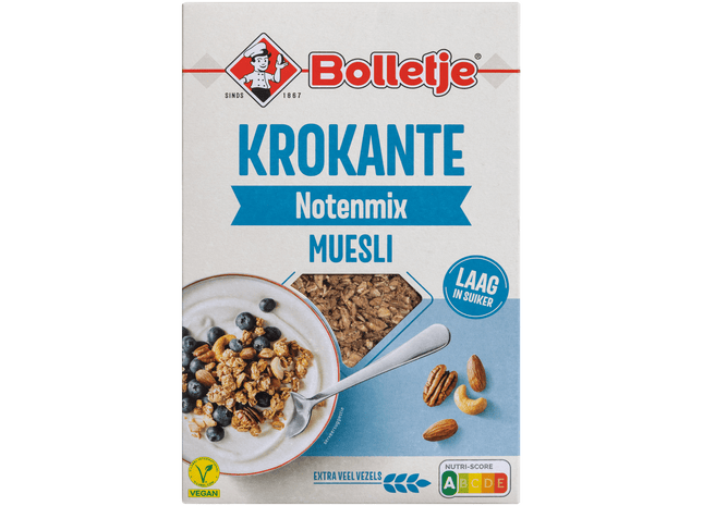 Bolletje Krokante Muesli Notenmix