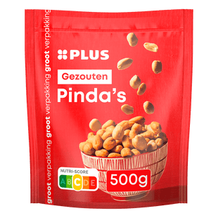 Pinda's gezouten 500 gram
