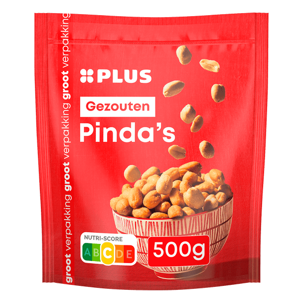 Pinda's gezouten 500 gram