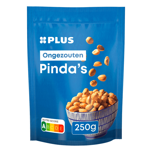 Pinda's ongezouten 250 gram
