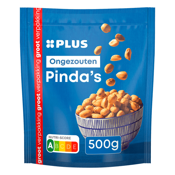 Pinda's ongezouten 500 gram