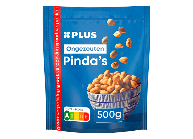 Pinda's ongezouten 500 gram