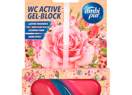 Ambipur Toiletblok Tri-Gel rose and lily