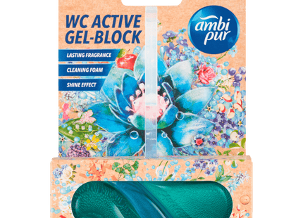 Ambipur Toiletblok Tri-Gel water blue blossom