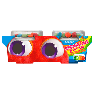 Danone Af & Toetje Sprinklins Yoghurt Aardbei