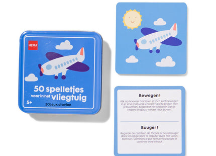 reisspelletje voor in het vliegtuig - 50 kaartjes