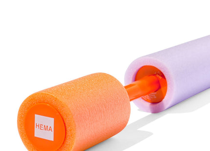 foam water pistol 33cm lilac/orange