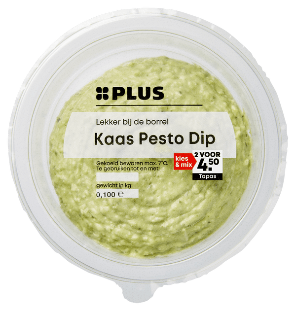 Kaas-Pesto dip