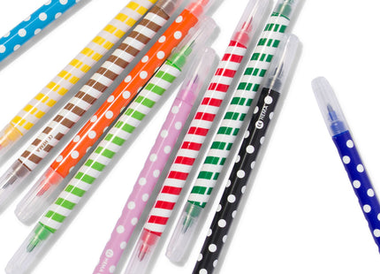 felt-tip pens two-point - 10 pcs