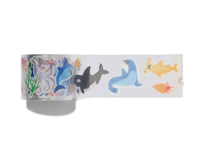 washi tape stickers zeedieren