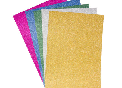 glitterpapier A4 - 20 stuks