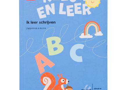 kleur en leerboek ik leer schrijven 5+