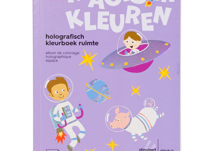 holografisch kleurboek ruimte 3+