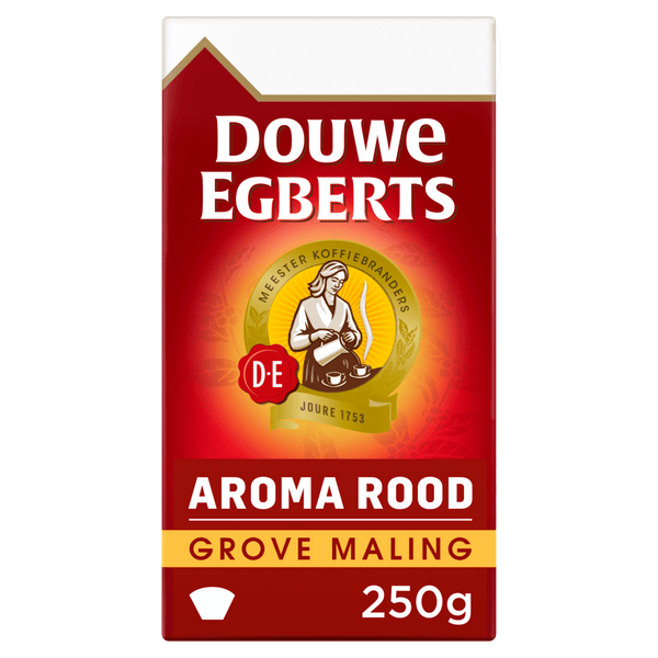 Douwe Egberts Aroma rood grove maling filterkoffie