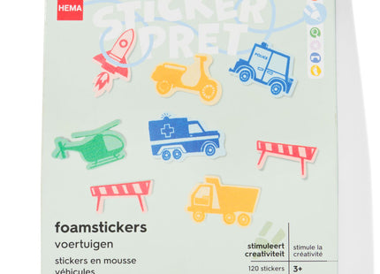 foam stickers vehicles