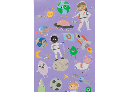 sticker sheets space 19x10 - 2 sheets