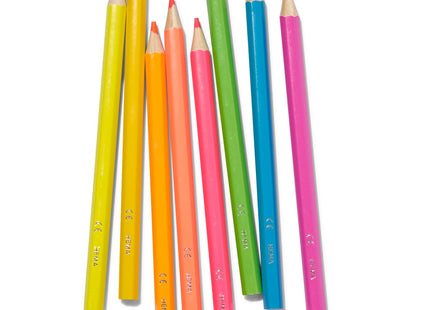 colored pencils neon - 8 pieces