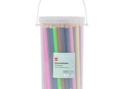 pencils in bucket - 100 pieces