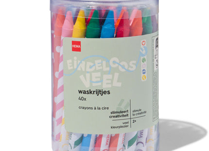 wax crayons - 40 pcs