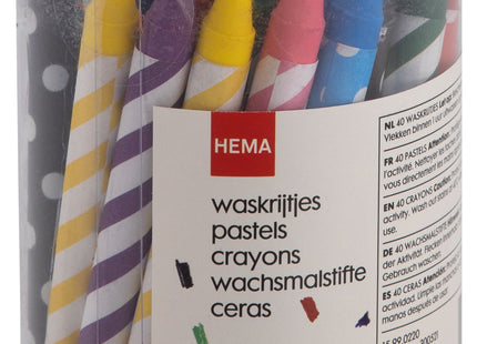 wax crayons - 40 pcs