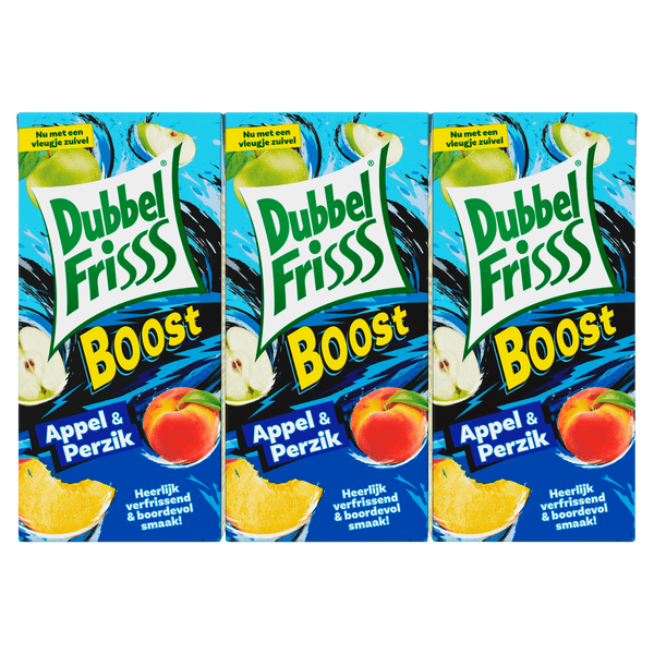Dubbelfrisss Boost Apfel & Pfirsich