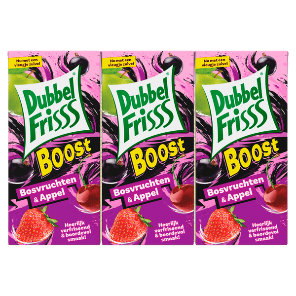 Dubbelfrisss Boost forest fruits & apple