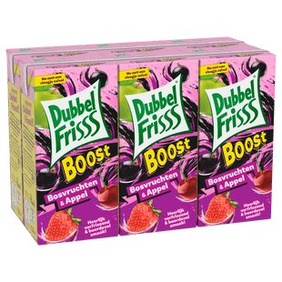 Dubbelfrisss Boost bosvruchten & appel