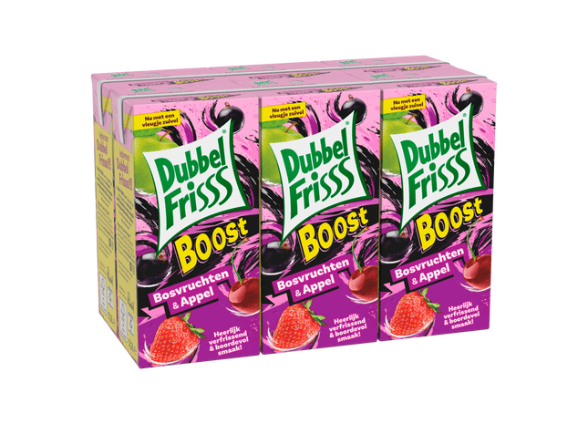 Dubbelfrisss Boost bosvruchten & appel