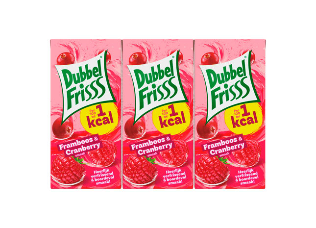 Dubbelfrisss 1Kcal Framboos & cranberry