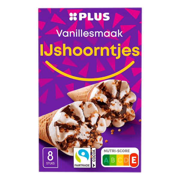 Vanille-Eiswaffeln