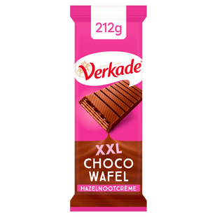 Verkade XXL Choco wafel hazelnootcrème