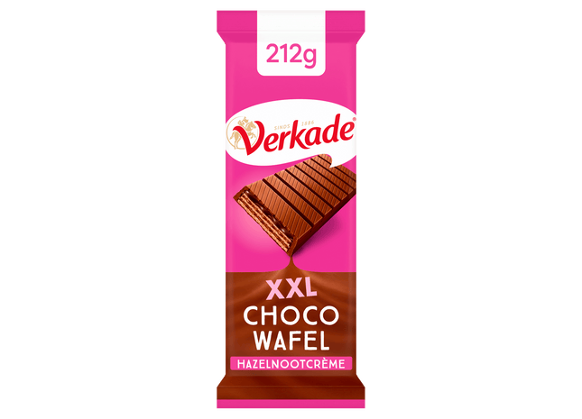 Verkade XXL Choco wafel hazelnootcrème