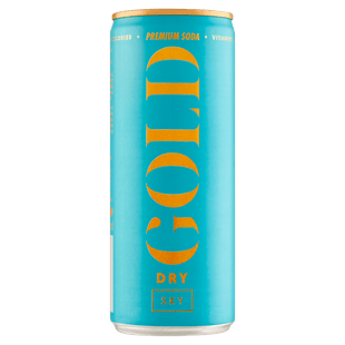 Gold Dry Sky soda