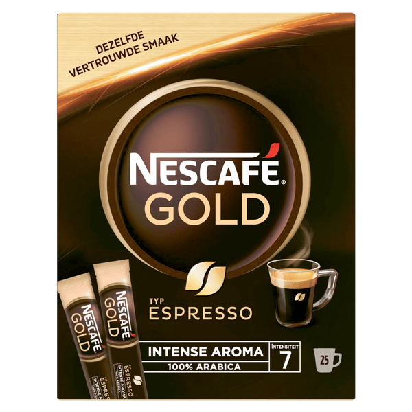 Nescafe Oploskoffie espresso - 25 zakjes