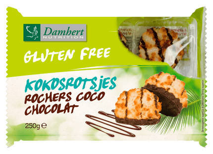 Damhert Glutenvrije kokosrotsjes chocolade