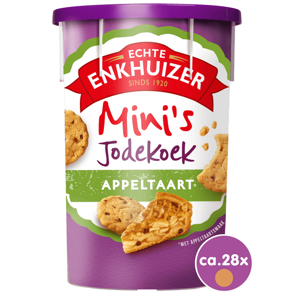 Echte Enkhuizer Jodekoeken mini's appeltaart