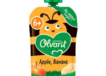 Olvarit 6+ months Squeeze fruit Apple Banana