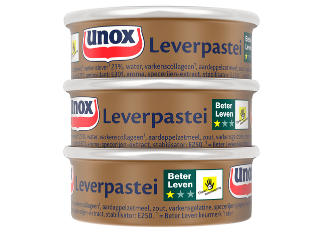 Unox Leverpastei 3-pack