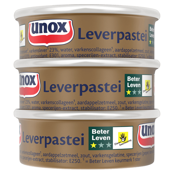 Unox Liver Pâté 3-pack