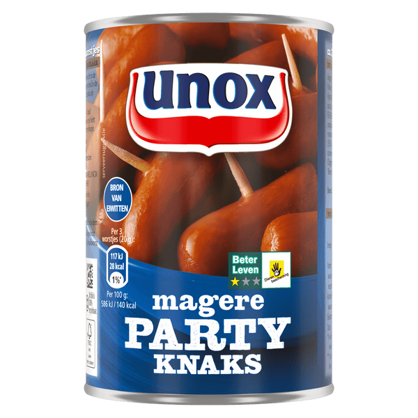 Unox Magere party knaks