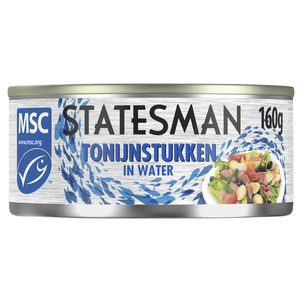 Statesman Tonijnstukken MSC in water