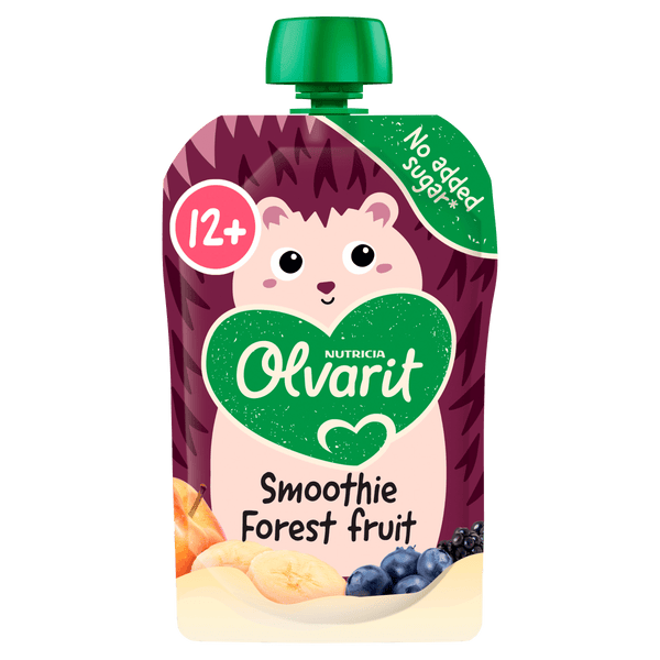 Olvarit 12+ Monate Quetschobst Smoothie Waldbeeren