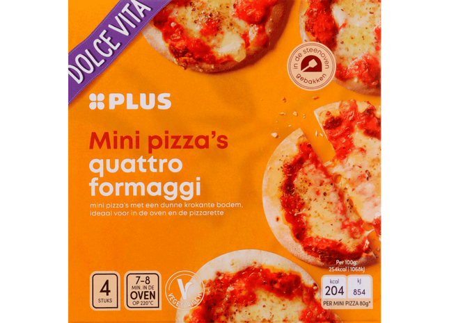 Dolce Vita Minipizza quattro formaggi