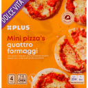 Mini pizza quattro formaggi