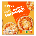 Mini pizza quattro formaggi